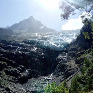 randonnée Chamonix glacier Bossons