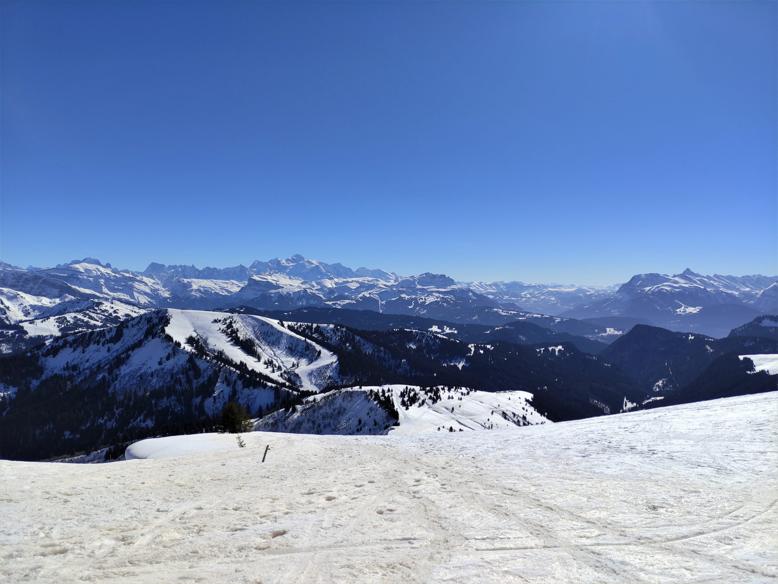 Randonnée raquettes : Col Ratti