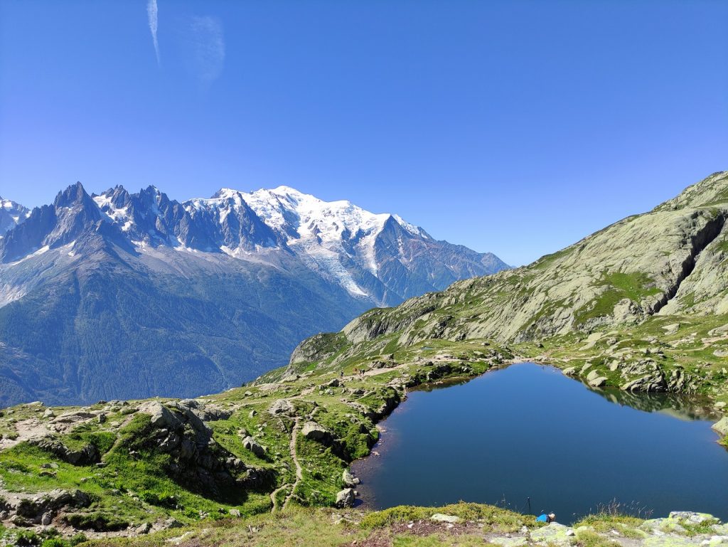 Mont-Blanc lacs des chésérys altitude1989